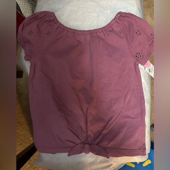 (K) NWT CARTERS deep rose size 4t summer t-shirt. - Picture 1 of 2